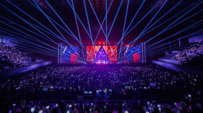 Idol K-Pop, Kai EXO sukses menggelar konser bertajuk '2025 KAI SOLO CONCERT TOUR <KAION> IN JAKARTA' pada Sabtu, 14 Juni 2025 [Cr: CK Star Entertainment]