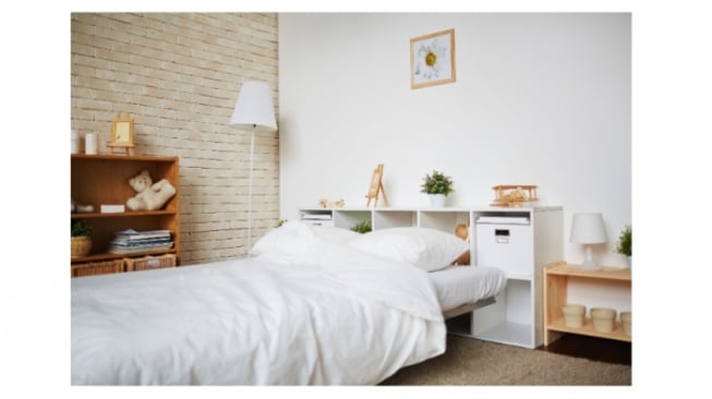 Desain Kamar Tidur 3x3 Dengan Lemari (freepik)