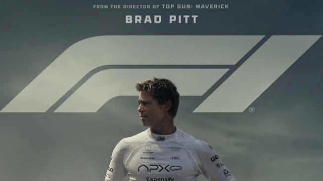 Bintang F1, Brad Pitt Bersyukur Mimpinya Main Film Balap Akhirnya Tercapai