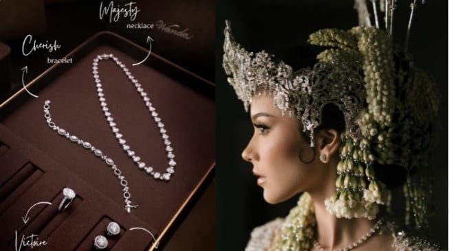 Mengitip Perhiasan Alyssa Daguise saat Akad Nikah, Nilainya Capai Ratusan Juta Rupiah