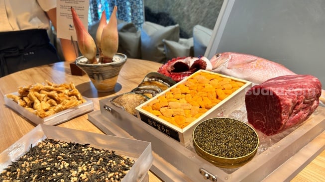 Bahan menu Lexus Feast 2025 (Suara.com/Dini Afrianti)