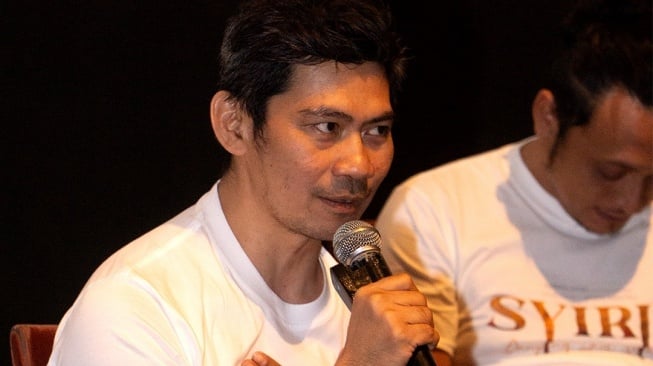 Donny Alamsyah jadi salah satu bintang film Syirik: Danyang Laut Selatan. Dalam film ini, Donny harus melakoni adegan pertarungan dengan Teuku Rassya. [Instagram]