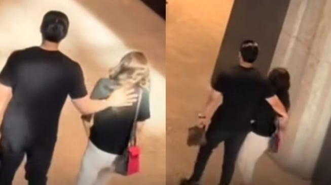 Sarwendah dan Giorgio Antonio kedapatan tampil mesra saat jalan-jalan di mall [TikTok/@tttlivia]