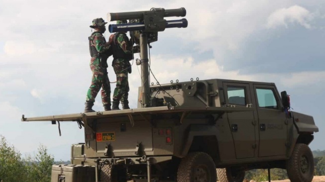 Rudal Starstreak milik TNI.