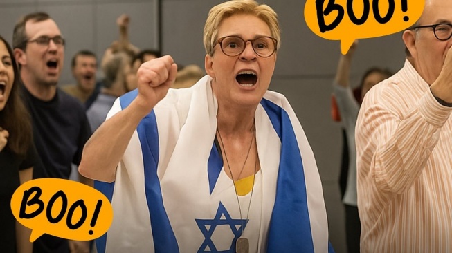 Kabur ke Prancis, Warga Israel Diteriaki 'Free Palestine'