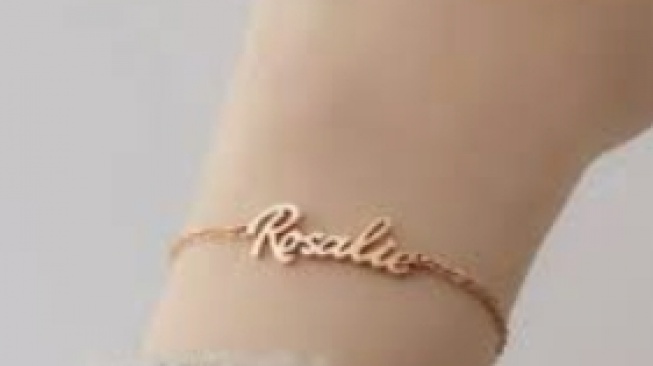 Gelang Rantai Emas Murni Custom Nama/Inisial