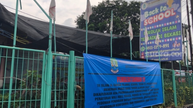 Disegel Disdik Kota Bekasi, Begini Penampakan Sekolah Bodong Al Kareem Islamic School