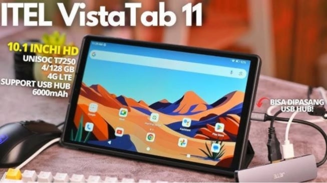 Itel VistaTab 11 Resmi Masuk Indonesia, Tablet Rp 1 Jutaan Bawa Ragam Fitur AI