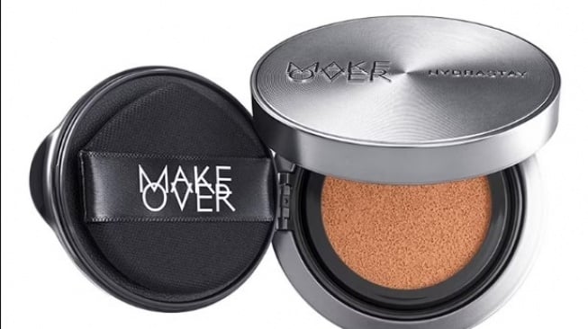 Make Over Hydrastay Prismatic Glass Cushion W41-Coral Sand