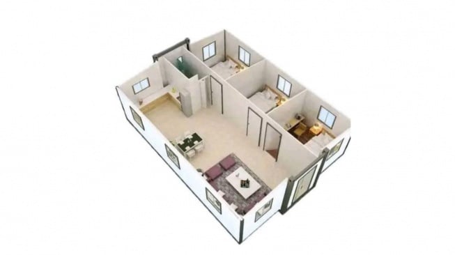 Desain kamar paralel (Lamudi)