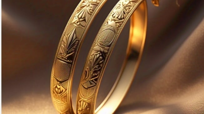 Perhiasan Emas Gelang Bangle