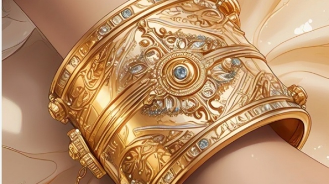 Perhiasan Emas Gelang Bangle