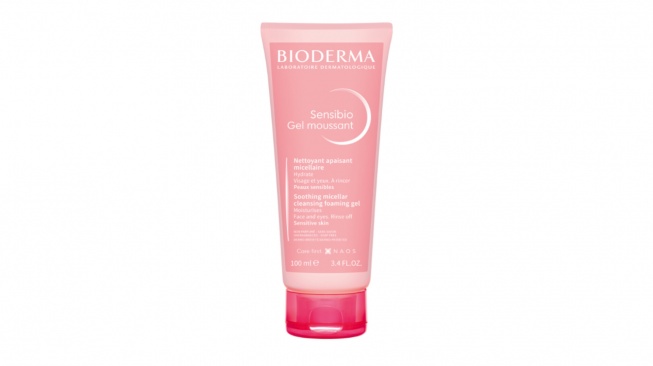 Sabun muka yang aman untuk ibu hamil, Bioderma sensibio gel moussant (sociolla.com)