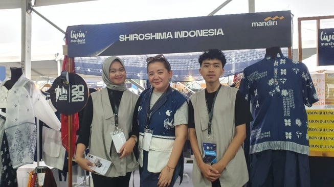 Tenan Shiroshima Indonesia di Mandiri Jogja Marathon 2025, Candi Prambanan, Minggu (22/6/2025). [Hiskia/Suarajogja]