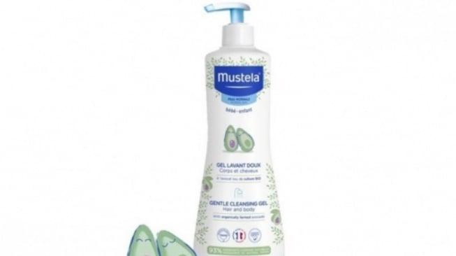 Sabun muka yang aman untuk ibu hamil, Mustela gentle cleansing (willowbabyshop.com)