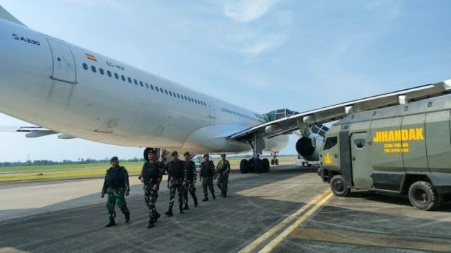 Diancam Bom dan Mendarat di Kualanamu, TNI Pastikan Pesawat Saudia Airlines Aman