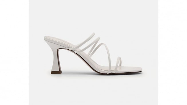 Rekomendasi heels yang cocok untuk kaki lebar, Pedro Cross--Strap Block Heels (pedroshoes.co.id)