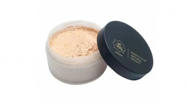Bedak tabur yang bisa mencerahkan, Viva Queen Loose Powder (tokopedia)
