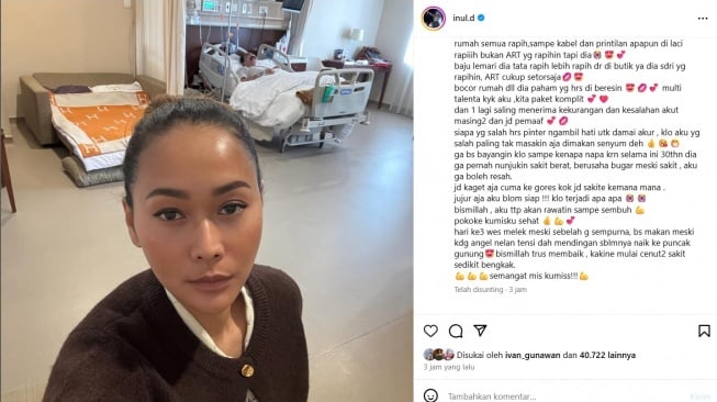 Inul Daratista Tak Siap Kehilangan Adam Suseno. [Instagram]