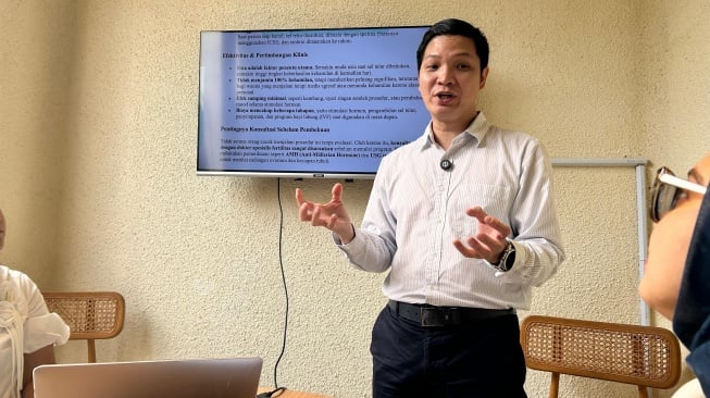 Dokter Spesialis Obstetri & Ginekologi Eka Hospital PIK, dr. Febriyan Nicolas Kengsiswoyo, SpOG, MKes. [Suara.com/Dini Afrianti]