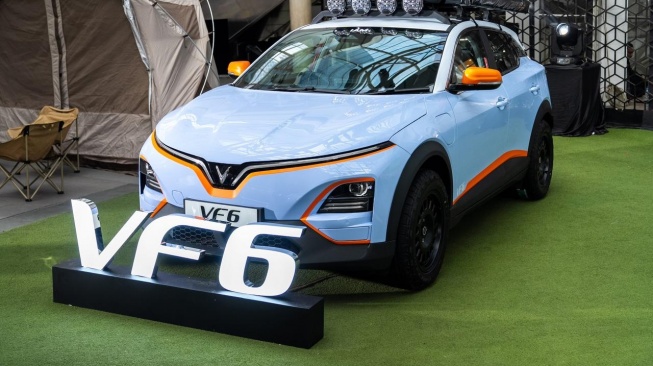 VinFast kembali menunjukkan keseriusannya di pasar otomotif Indonesia dengan meluncurkan SUV listrik VinFast VF 6. (Foto: VinFast)