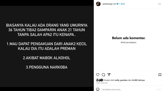 Alasan Kiesha Alvaro Tak Balas Pukulan Dimas Anggara. [Instagram]