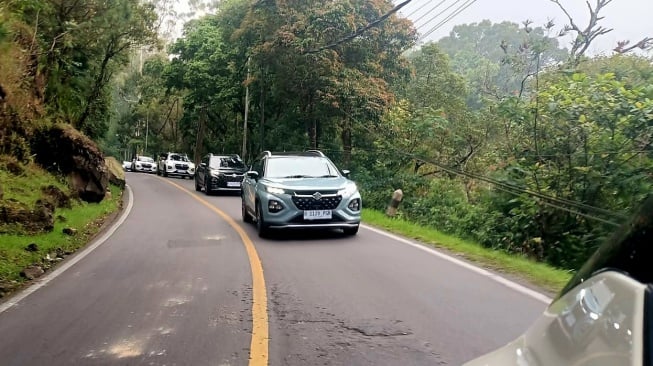 Media Test Drive Suzuki Fronx yang Diselenggarakan di Bandung, Jawa Barat. (Foto: SUARA.com/Manuel Jeghesta