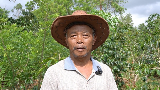 Petani kopi, Robin Simbolon. [Ist]