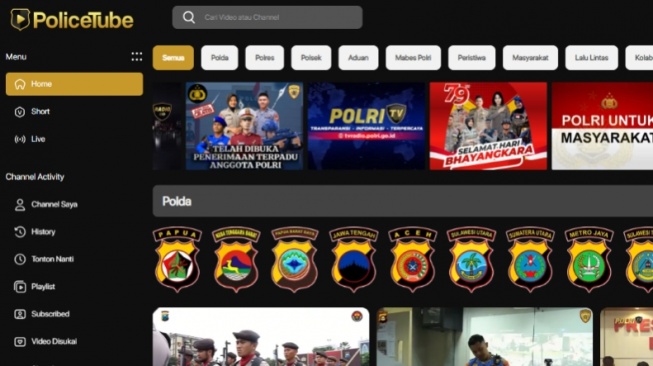 Mengenal PoliceTube: Platform Mirip Youtube untuk Melihat Kinerja Polisi