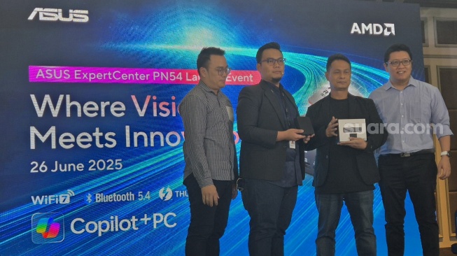 Peluncuran Asus ExpertCenter PN54 di Jakarta, Kamis (26/6/2025). [Suara.com/Dythia]