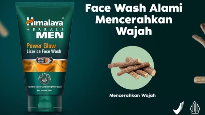 Himalaya Power Glow Licorice Face Wash (Shopee)