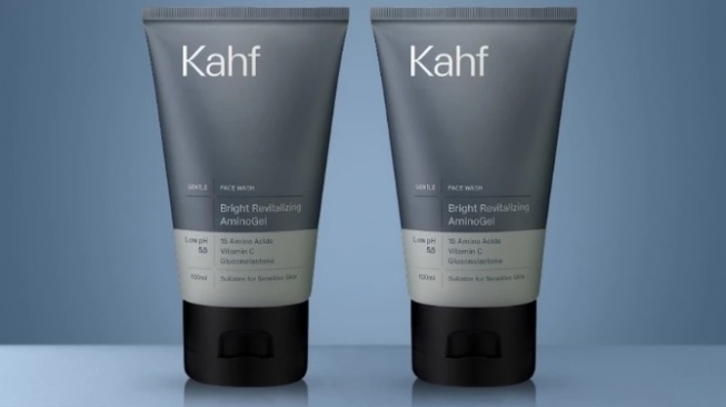 Kahf Bright Revitalizing Amino Gel Face Wash (Shopee)