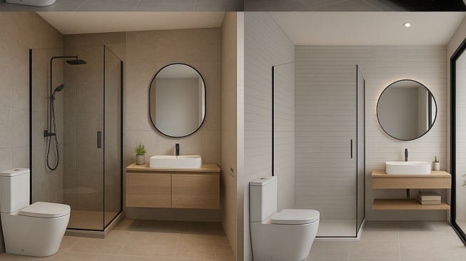 8 Desain Kamar Mandi Minimalis Terbaik, Sulap Ruangan Sempit Jadi Elegan dan Mewah!