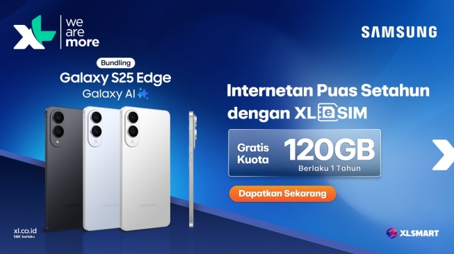 Bundling XLSmart x Samsung Galaxy S25 Edge. [XLSmart]