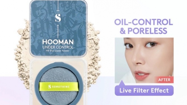 Somethinc Hooman Under Control HD Blur Loose Powder – 01 Translucent (Shopee)