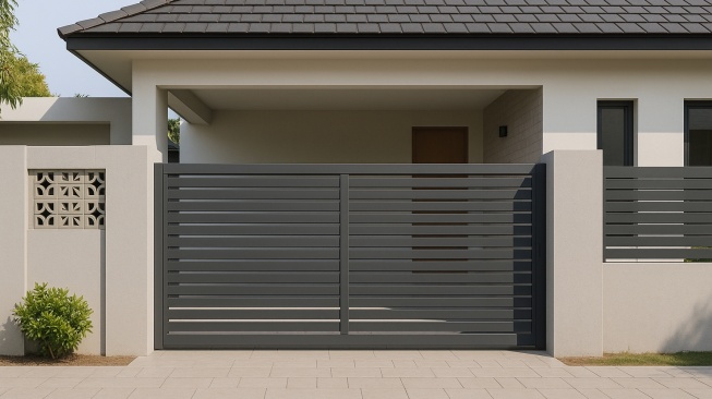 7 Desain Pagar Rumah Minimalis, Bikin Tampilan Estetik dan Makin Elegan!