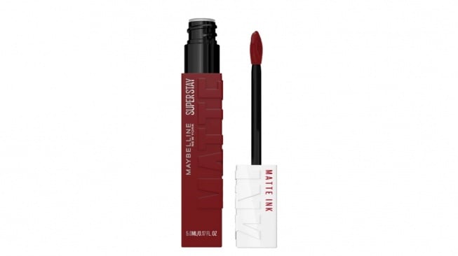 warna lipstik untuk bibir gelap (maybeline)