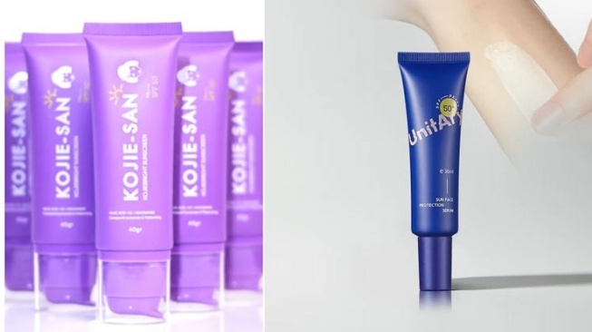 Sunscreen yang tidak bikin kusam. (kolase)