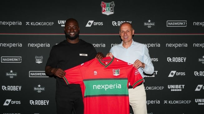 Jetro Willems, pemain anyar NEC yang berpotensi menggeser posisi bek Timnas Indonesia, Calvin Verdonk [nec-nijmegen.nl]