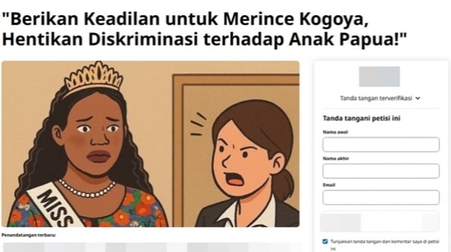 Muncul Petisi Keadilan untuk Merince Kogoya (change.org)