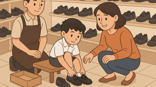 3 Sepatu Anak Harga Terjangkau, Bisa Dapat di Bawah 200 Ribu?