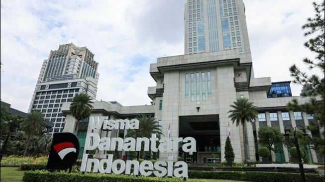 Wisma Danantara Indonesia di kantor Badan Pengelola Investasi Danantara. (Foto dok. Presiden)