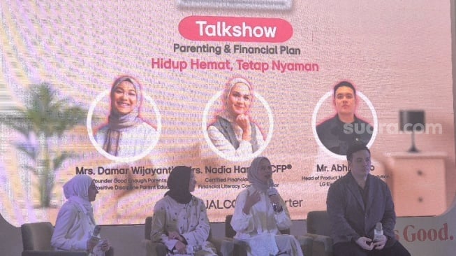 LG menggelar acara untuk memperluas edukasi gaya hidup smart lewat cara berhemat yang tepat, di Jakarta, Senin (30/6/2025). [Suara.com/Dythia]