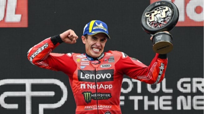 MotoGP Belanda 2025: Marc Marquez Hattrick, Marco Bezzecchi Gendong Aprilia