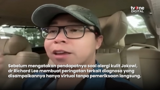 Richard Lee Ikut 'Bedah' Kondisi Kesehatan Jokowi, Sebut 3 Kemungkinan Penyebabnya. [Instagram]