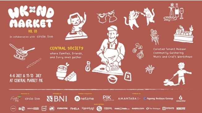WKND Market Vol.03 di PIK, Bikin Liburan Sekolah Makin Seru