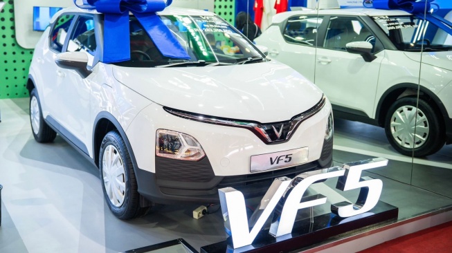 VinFast juga menggugah antusiasme masyarakat lewat sebuah inisiatif digital bertajuk “My VF 5 Moment” di Jakarta Fair. (Foto: VinFast)