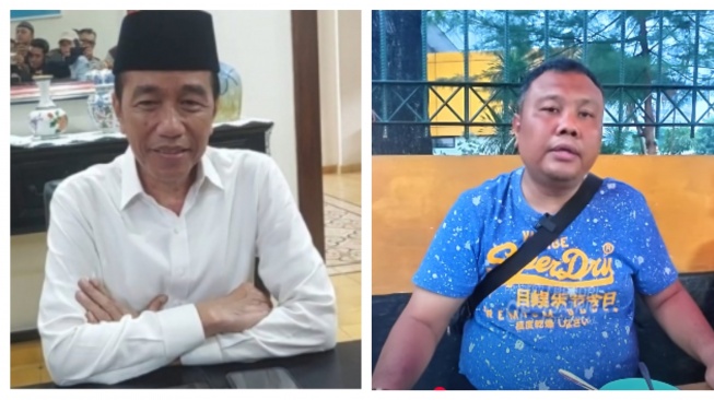Kolase foto mantan Presiden Jokowi dan analis politik Hendri Satrio. (tangkapan layar/ist)