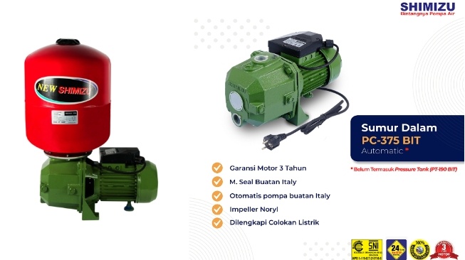 Berapa Harga Pompa Air Shimizu? Ini 5 Rekomendasi Terbaik untuk Tipe Sumur Dangkal dan Dalam