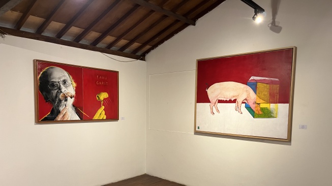 Rumah DAS menghadirkan pameran seni rupa bertajuk "BOX TO BOX".[Ist]